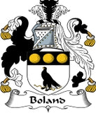 Boland Family Crest / Boland Coat of Arms JPG Download