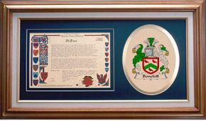 Bonekill Clan Crest History Framed Print