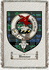 Bonnar Clan Badge Throw Blanket