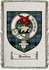Bontine Clan Badge Throw Blanket