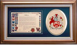 Borrowman Clan Crest History Framed Print