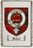 Bowie Clan Badge Throw Blanket