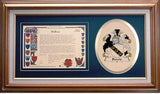 Bowie Clan Crest History Framed Print