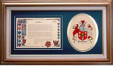 Brander Clan Crest History Framed Print