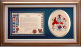 Bridge Clan Crest History Framed Print
