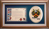 Brisbane Clan Crest History Framed Print