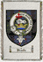 Brodie Clan Macdonald Clan Badge Throw Blanket