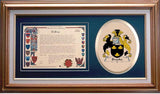 Brooks Clan Crest History Framed Print