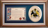 Brooks Clan Crest History Framed Print