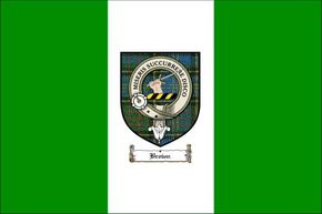 Brown Clan Badge Flag