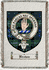 Brown Clan Badge Throw Blanket
