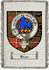 Bruce Clan Badge Throw Blanket