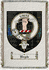 Bryde Clan Badge Throw Blanket