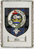 Buie Clan Macdonald Clan Badge Throw Blanket