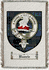Buncle Clan Badge Throw Blanket