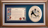 Bunkell Clan Crest History Framed Print