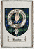 Burdon Clan Badge Throw Blanket