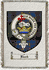 Burk Clan Badge Throw Blanket