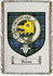 Burns Clan Badge Throw Blanket