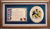 Callander Clan Crest History Framed Print