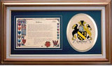 Callander Clan Crest History Framed Print