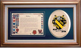 Callender Clan Crest History Framed Print