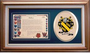 Callender Clan Crest History Framed Print