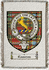 Cameron Clan Chattan Clan Badge Throw Blanket