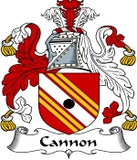 Cannon Family Crest / Cannon Coat of Arms JPG Download