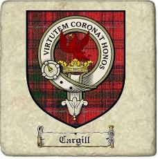 Cargill Clan Badge Marble Tile