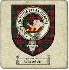 Cariston Clan Badge Marble Tile