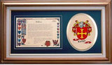 Carlyle Clan Crest History Framed Print