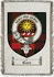 Carr Clan Badge Throw Blanket
