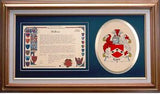 Carr Clan Crest History Framed Print