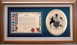 Cattell Clan Crest History Framed Print