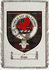 Caw Clan Stuart Clan Badge Throw Blanket