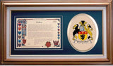 Chancellor Clan Crest History Framed Print