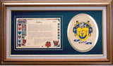 Chattan Clan Crest History Framed Print