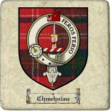 Cheseholme Clan Badge Marble Tile