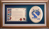 Cheyne Clan Crest History Framed Print