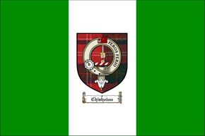 Chisholme Clan Badge Flag