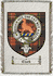 Clark Clan Macpherson Clan Badge Throw Blanket