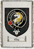 Clay Clan Badge Throw Blanket