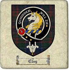 Clay Clan Badge Marble Tile