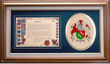 Clayhills Clan Crest History Framed Print