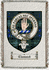 Clement Clan Badge Throw Blanket