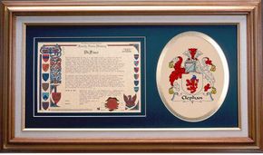 Clephan Clan Crest History Framed Print