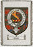Clerk Clan Macintosh Clan Badge Throw Blanket