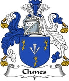 Clunes Family Crest / Clunes Coat of Arms JPG Download