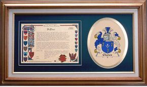 Clunes Clan Crest History Framed Print